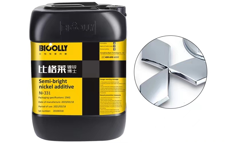 Bigely semi-bright nickel plating additives with high performance