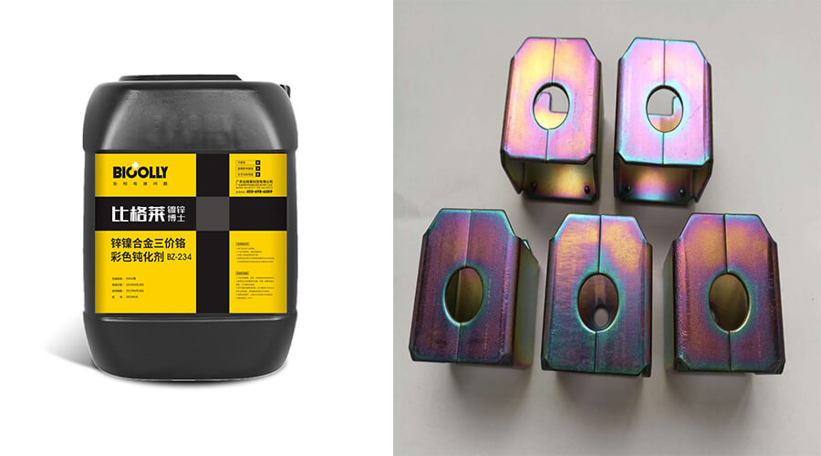 The reason why the coating of the workpiece cannot be colored during the application of the zinc-nickel alloy color passivator
