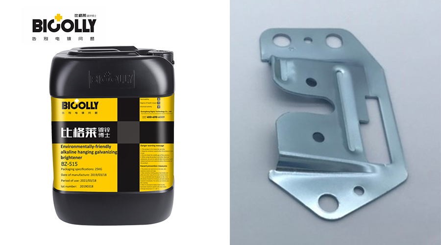 The relationship between current density and plating solution when using alkaline zinc plating brightener