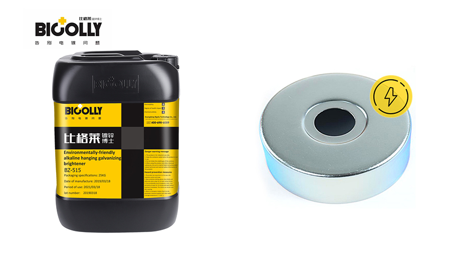 In the production process of using alkaline zinc plating brightener, what is the role of filtering the plating solution?
