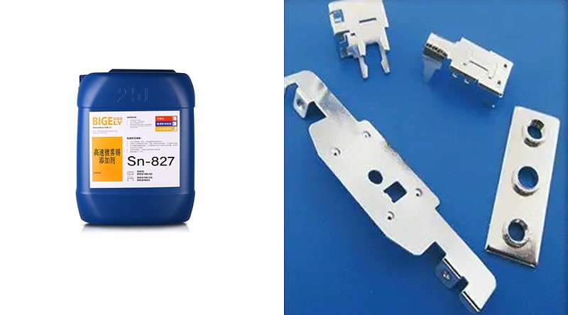 When using the high-speed matte tin plating additive, what are the functions of each component in the plating solution?